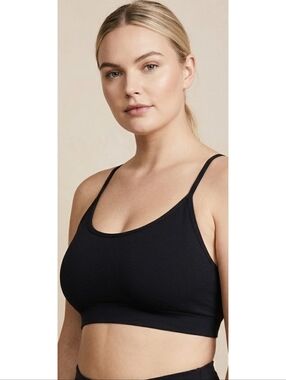 Avia Seamless Cami Sports Bra Black Size XXXL
